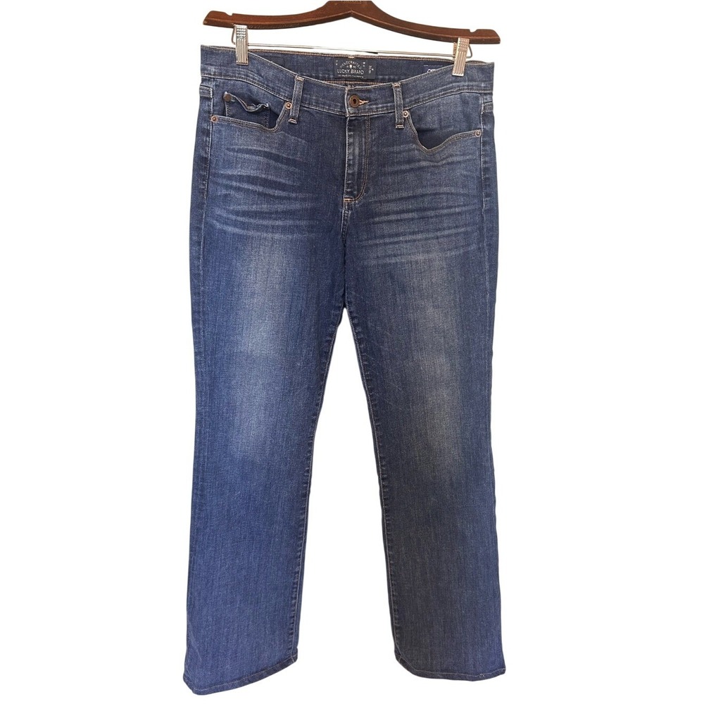 Lucky Brand‎ ORTA Premium Mid wash Blue Boot Cut Women's Jeans Size 14